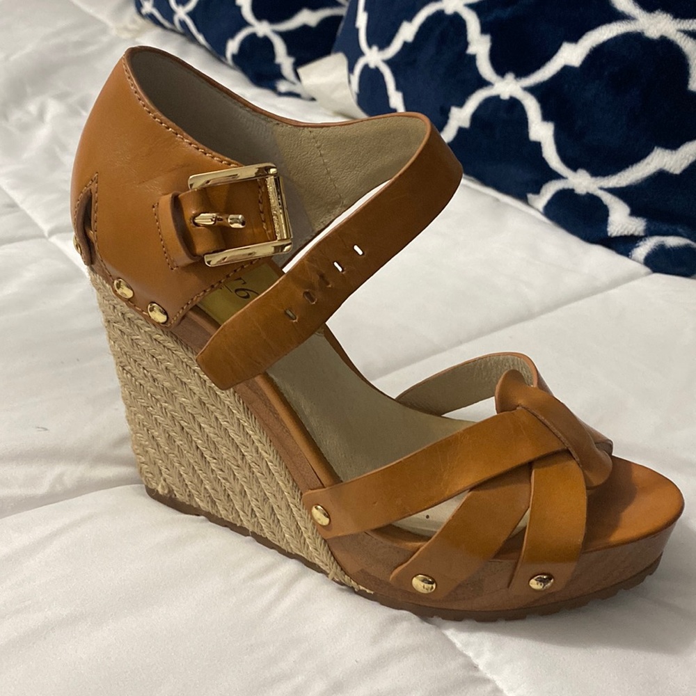 Michael Kors espadrille platform heels